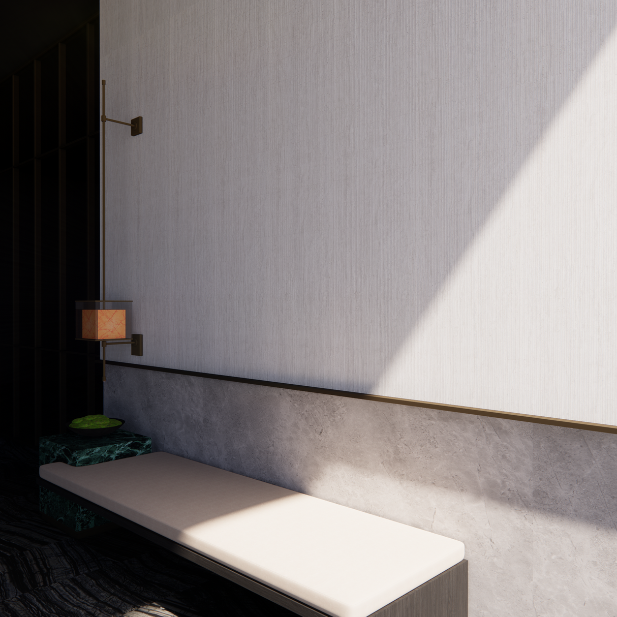 Roman Pillar White Convex