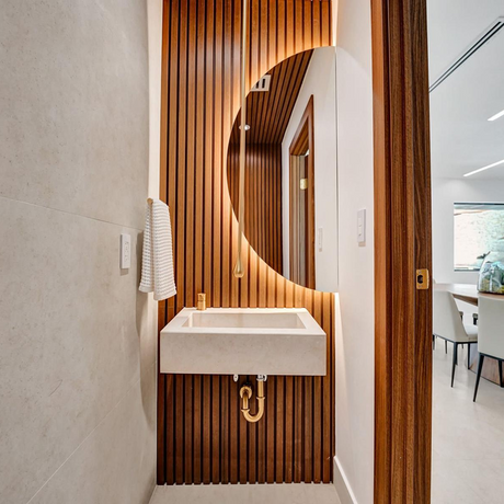 Light & Black Walnut Corner Trim