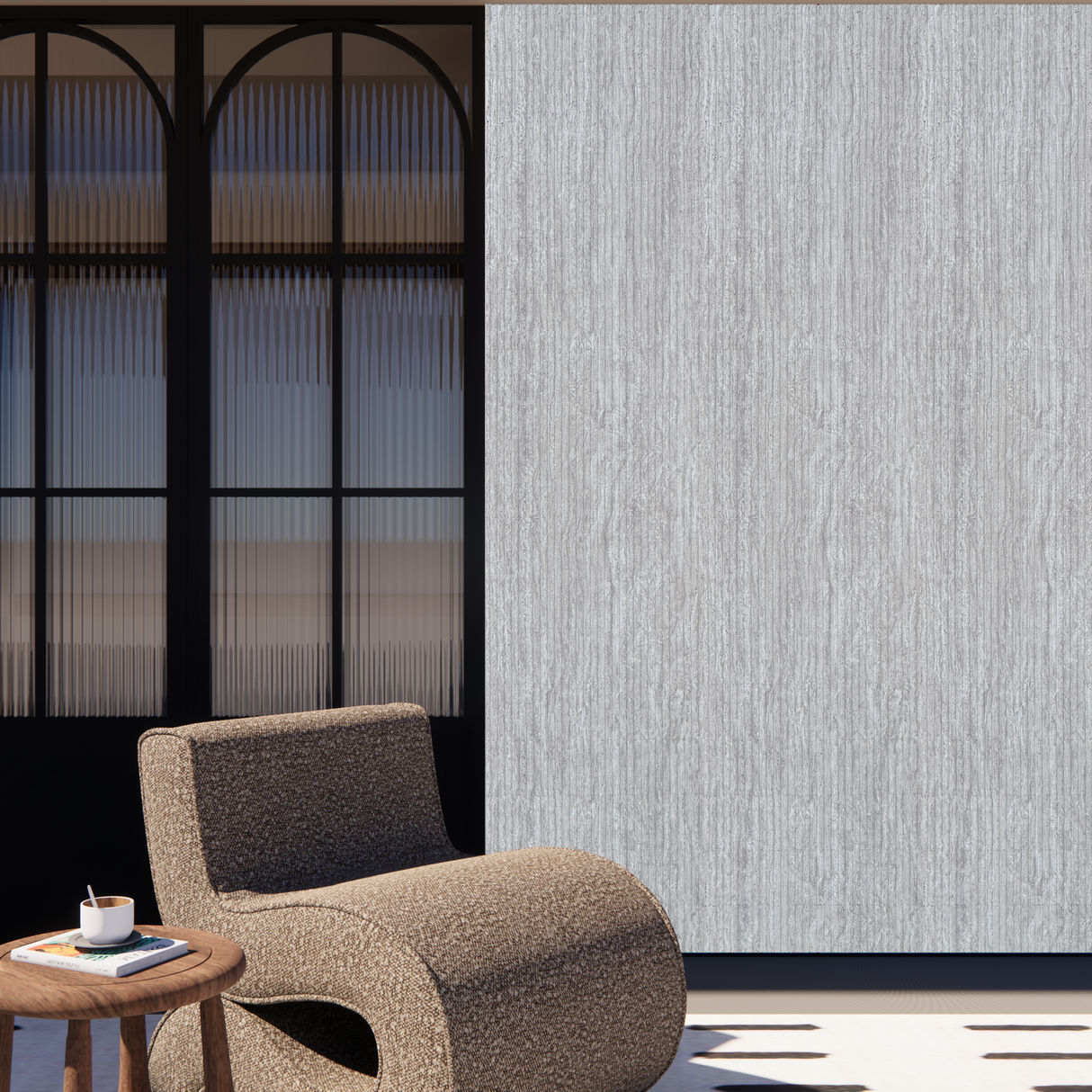 Roamn Pillar Milan Grey Convex