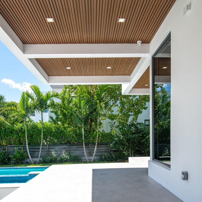 Teak WPC Cladding Panel