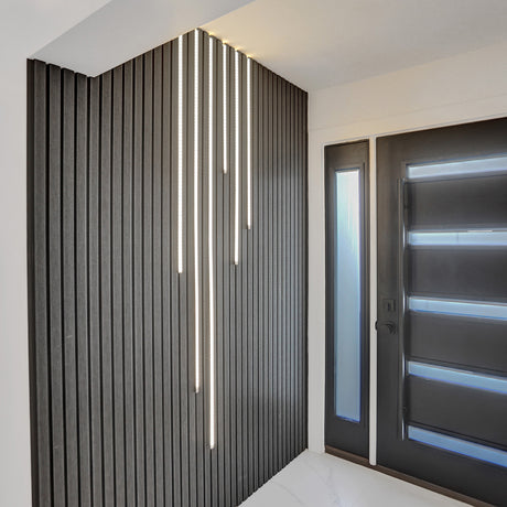 Black WPC Cladding Panel