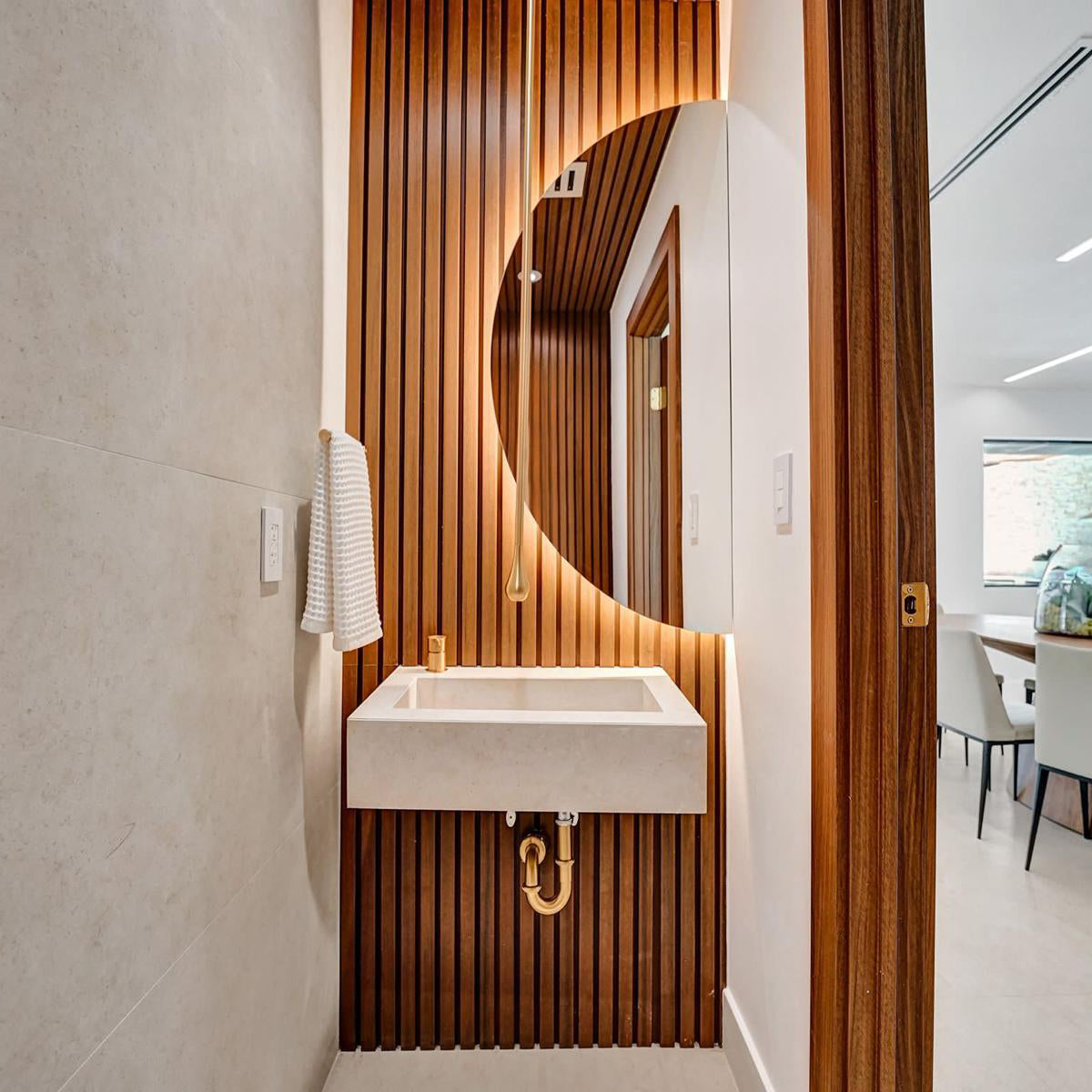 Light Walnut WPC Cladding Panel