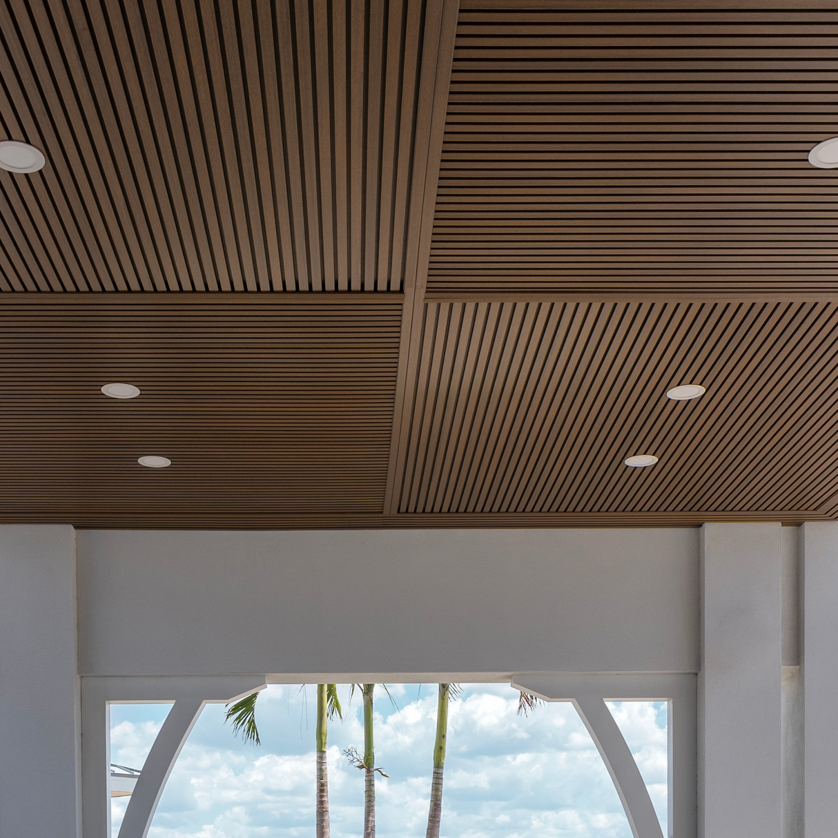 Light Walnut WPC Cladding Panel